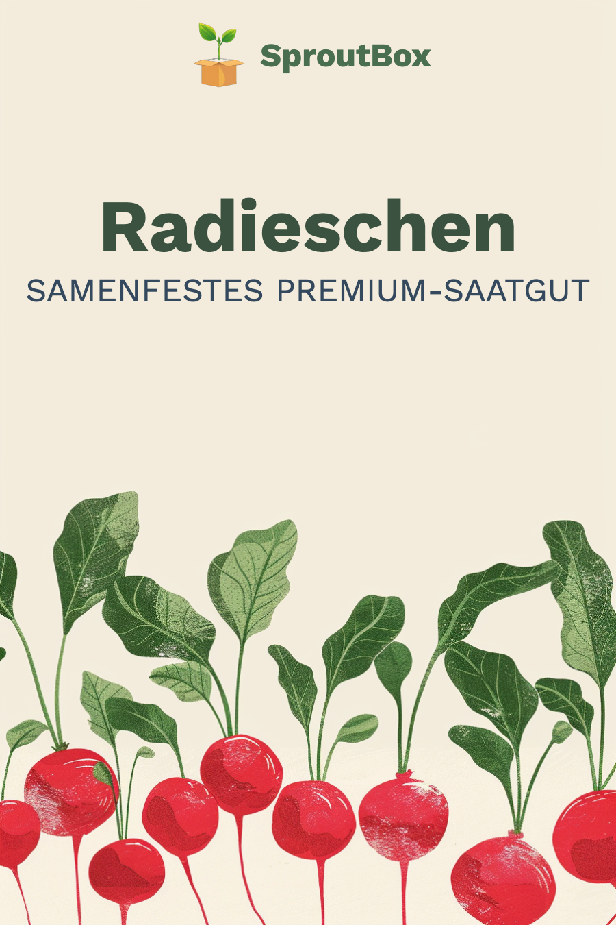 Radieschen Saatgutpaket