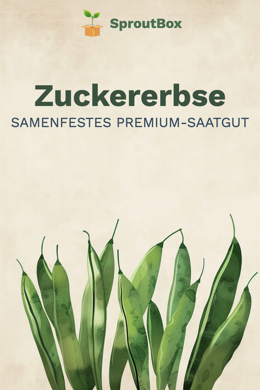 Zuckererbse Saatgutpaket
